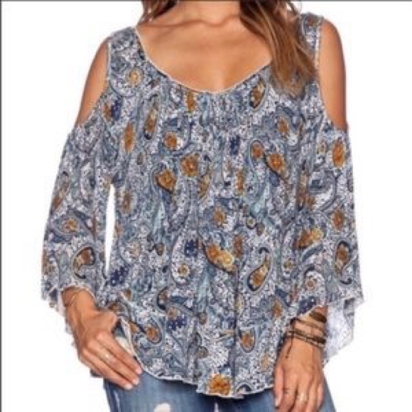 Free People Cold Shoulder Top - Picture 2 of 5